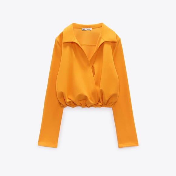 Zara Crossover Flowy Top - Picture 5 of 7